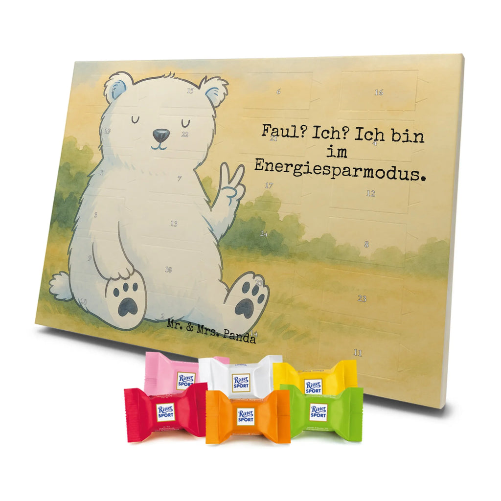 Chocolate advent calendar Icebear Lazy Design teddy bear, cuddly toy, office job, lazy, North Pole, work, relaxing, workplace, Polar bear