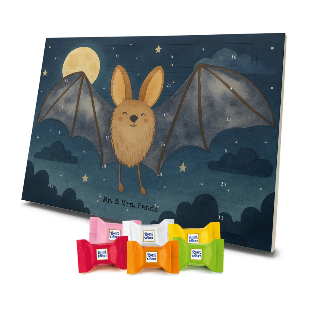Chocolate advent calendar bat wing Design card, gift ideas, gifts, small animals, cute, cute animal motives, hand drawn, funny sayings, good mood, special gifts, animal lover