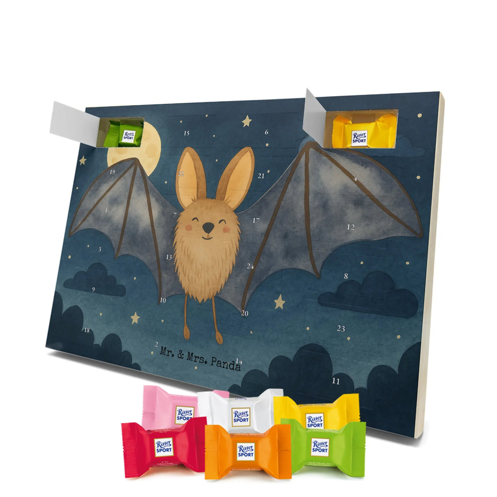 Chocolate advent calendar bat wing Design card, gift ideas, gifts, small animals, cute, cute animal motives, hand drawn, funny sayings, good mood, special gifts, animal lover