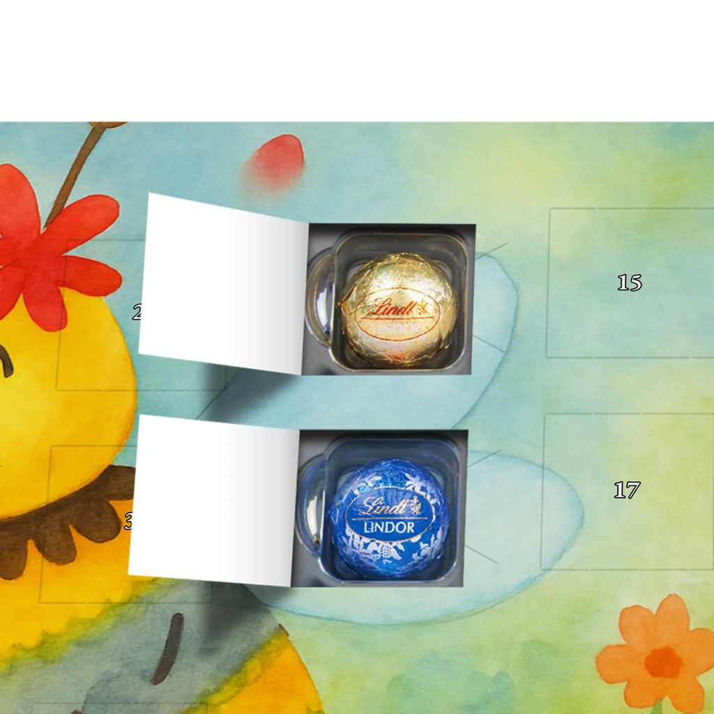 Chocolate advent calendar bee flower Design wasp, bumblebee