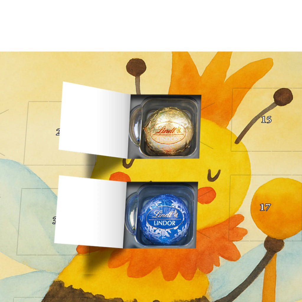 Chocolate advent calendar bee king Design wasp, bumblebee