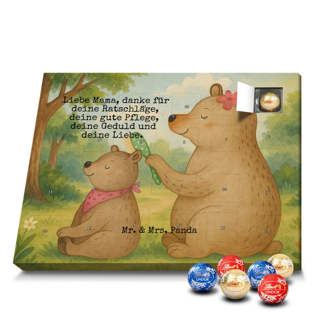 Chocolate advent calendar bear child Design Father's Day, Mother's Day, Gift