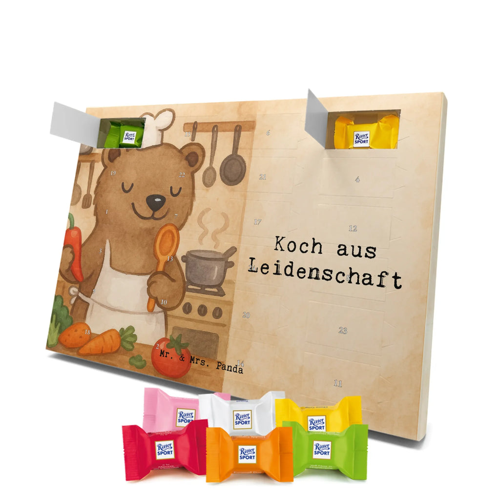 Chocolate advent calendar Cook Passion Design gift, promotion, anniversary, retirement, sayings, job start, gift idea, best, farewell gift, profession, passing exam