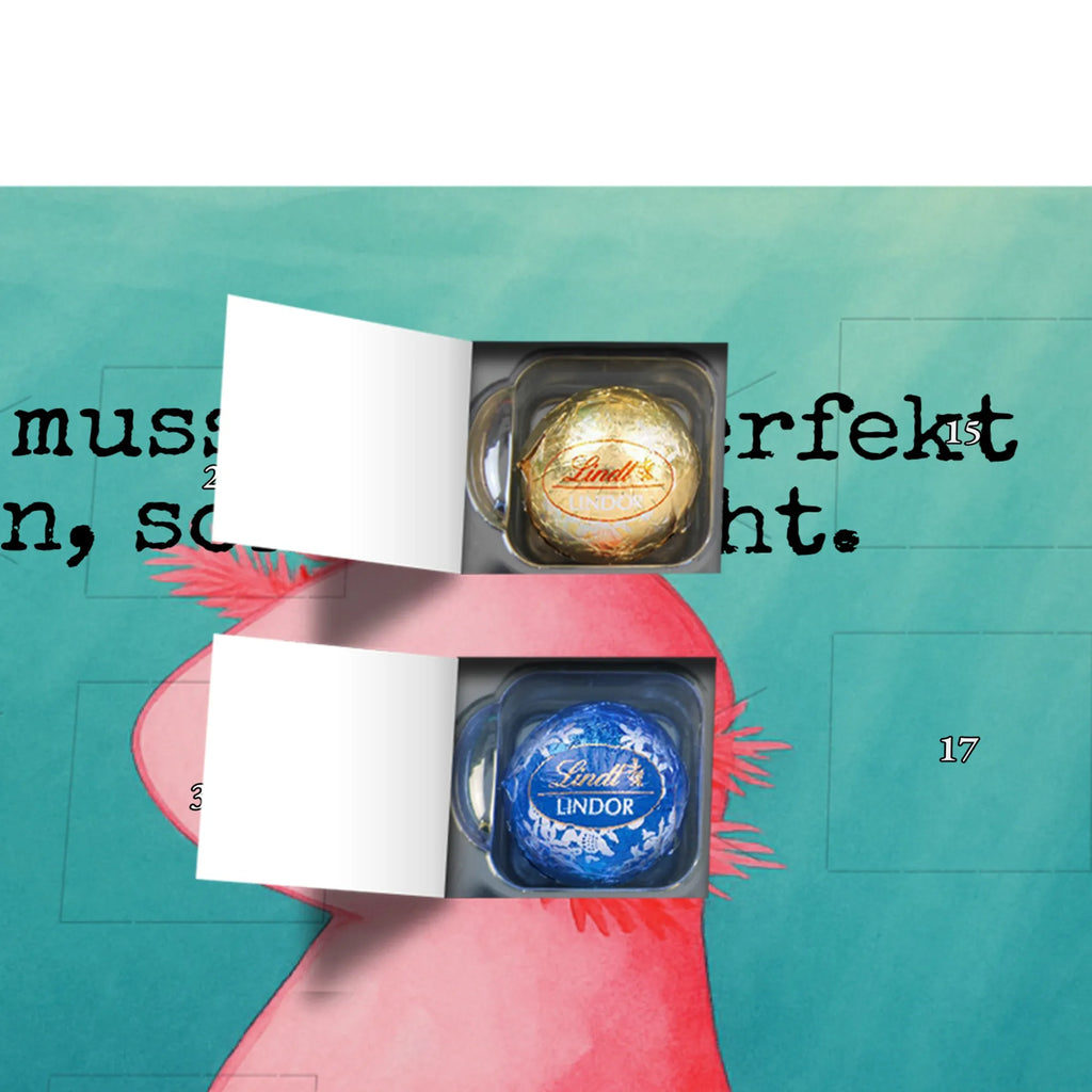 Chocolate advent calendar axolotl Love Design Axelotl, marine animals, Mexican walking fish, salamander, friend, great love, tail, anniversary, proof of love, fiancé, valentine's day, amphibian, husband