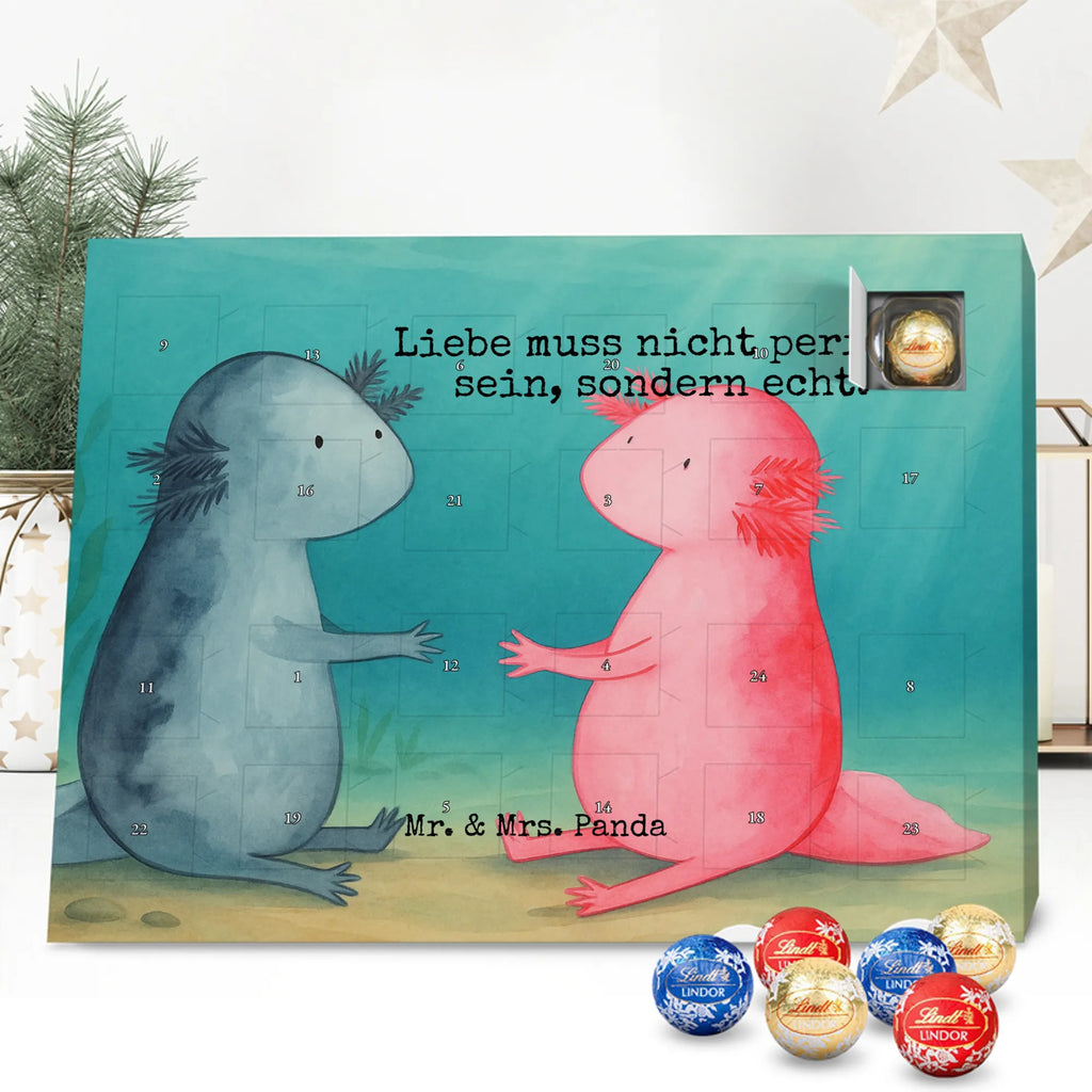 Chocolate advent calendar axolotl Love Design Axelotl, marine animals, Mexican walking fish, salamander, friend, great love, tail, anniversary, proof of love, fiancé, valentine's day, amphibian, husband