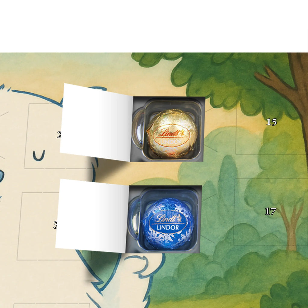 Chocolate advent calendar Icebear Lazy Design teddy bear, cuddly toy, office job, lazy, North Pole, work, relaxing, workplace, Polar bear