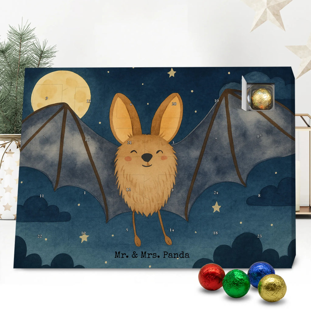 Chocolate advent calendar bat wing Design card, gift ideas, gifts, small animals, cute, cute animal motives, hand drawn, funny sayings, good mood, special gifts, animal lover
