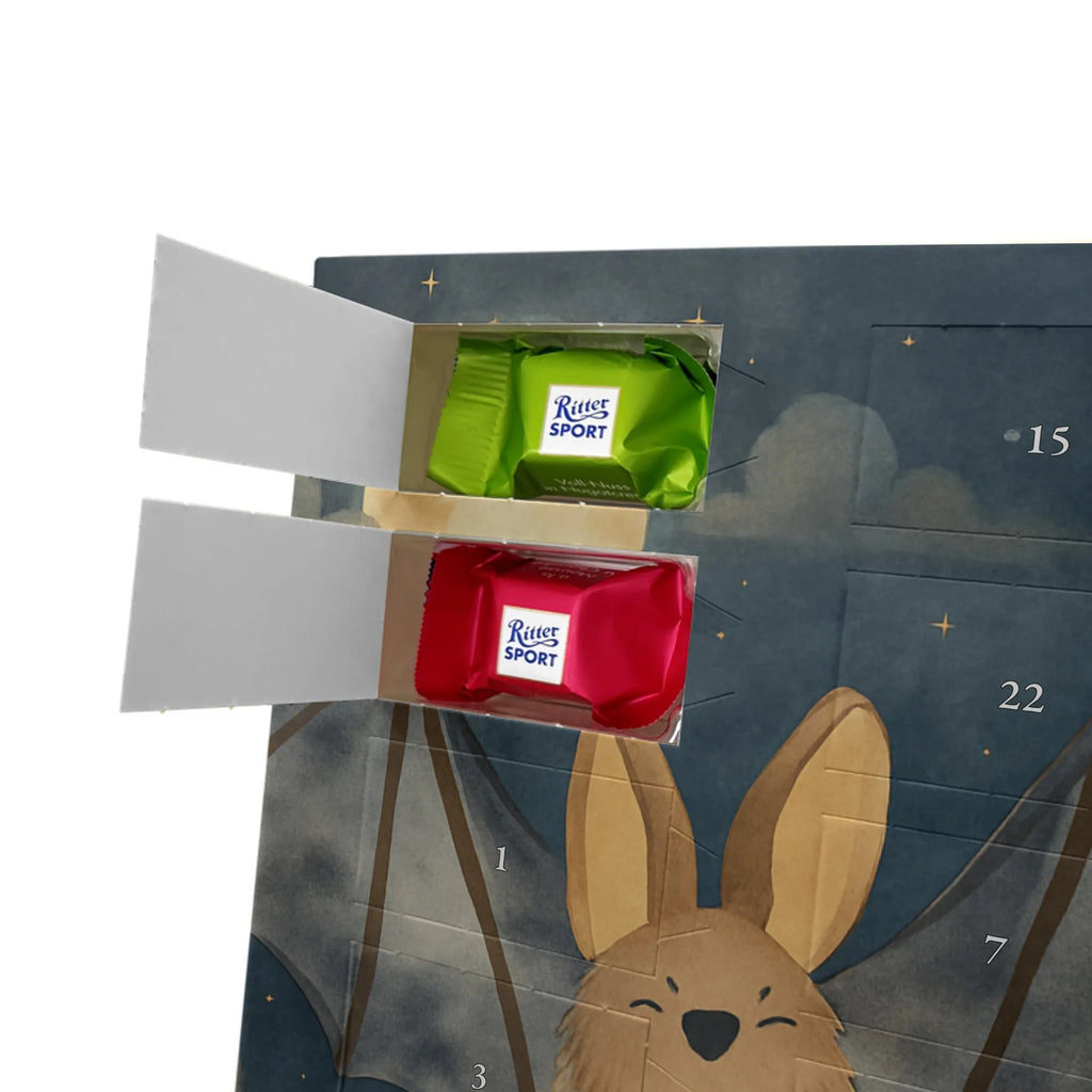 Chocolate advent calendar bat wing Design card, gift ideas, gifts, small animals, cute, cute animal motives, hand drawn, funny sayings, good mood, special gifts, animal lover