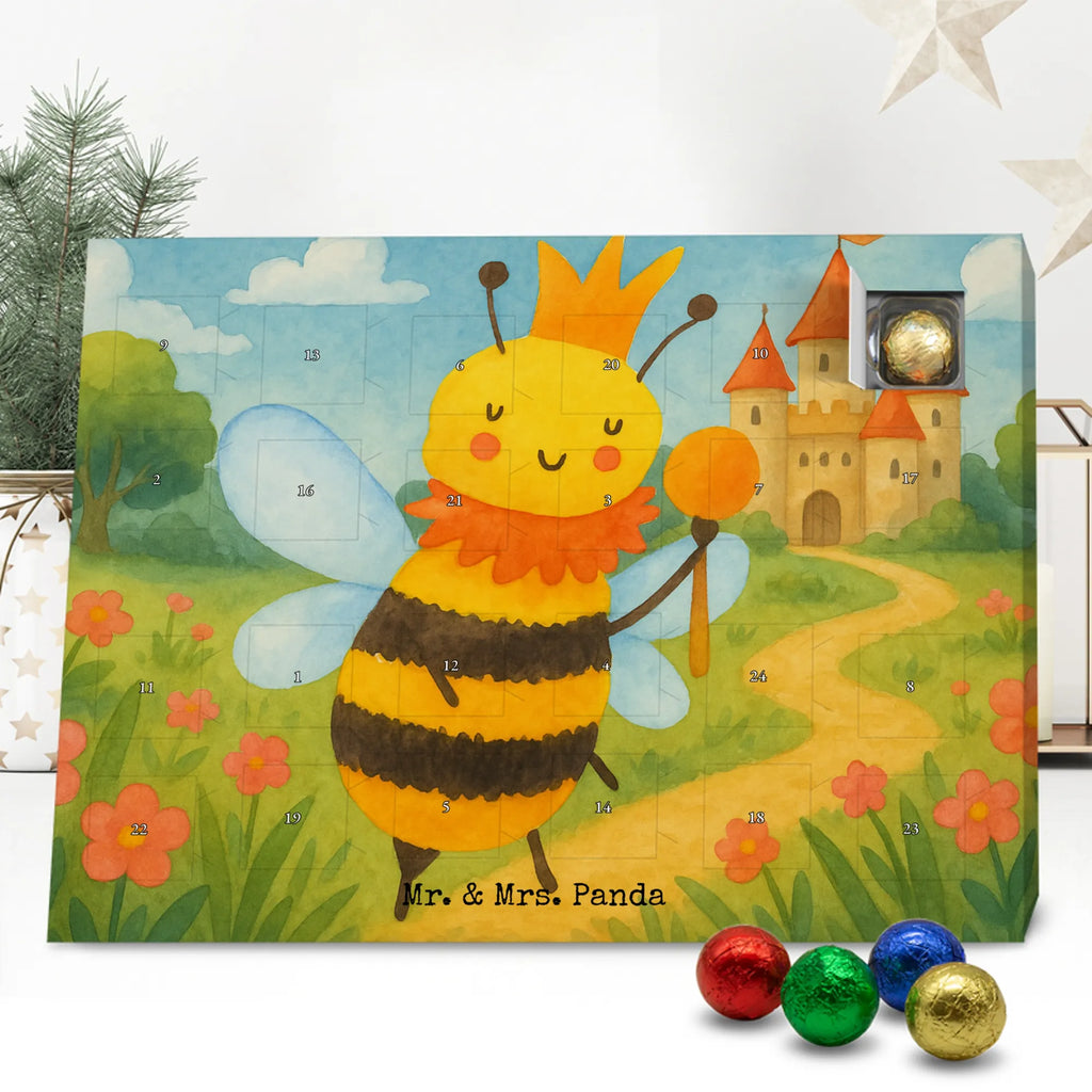 Chocolate advent calendar bee king Design wasp, bumblebee