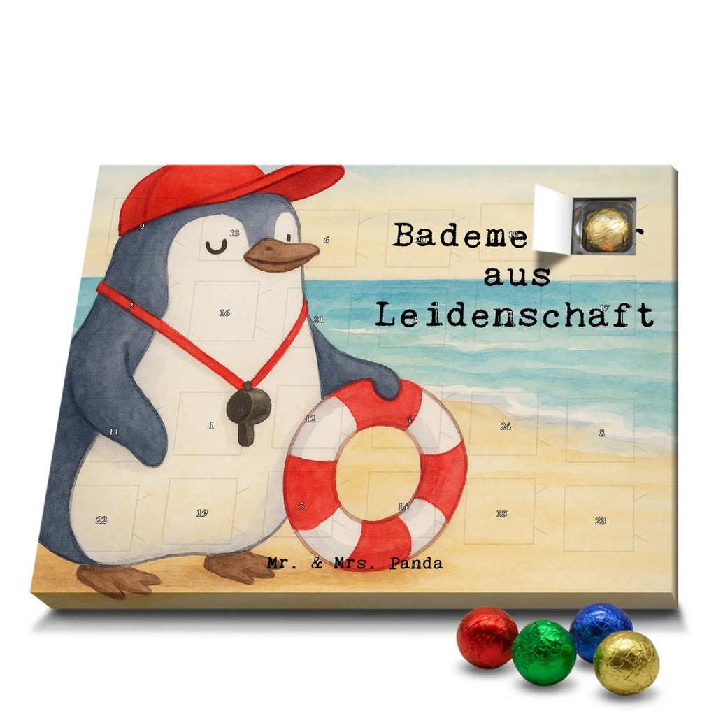 Chocolate advent calendar Lifeguard Passion Design gift, promotion, anniversary, retirement, sayings, job start, gift idea, best, farewell gift, profession, passing exam