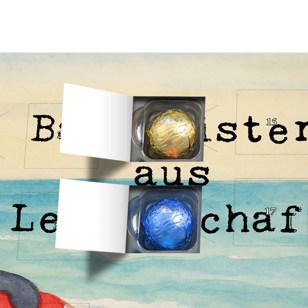 Chocolate advent calendar Lifeguard Passion Design gift, promotion, anniversary, retirement, sayings, job start, gift idea, best, farewell gift, profession, passing exam