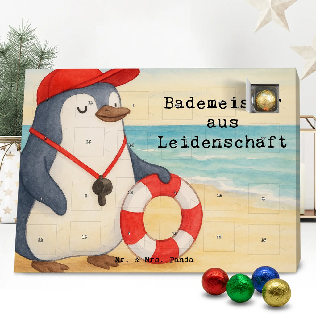 Chocolate advent calendar Lifeguard Passion Design gift, promotion, anniversary, retirement, sayings, job start, gift idea, best, farewell gift, profession, passing exam