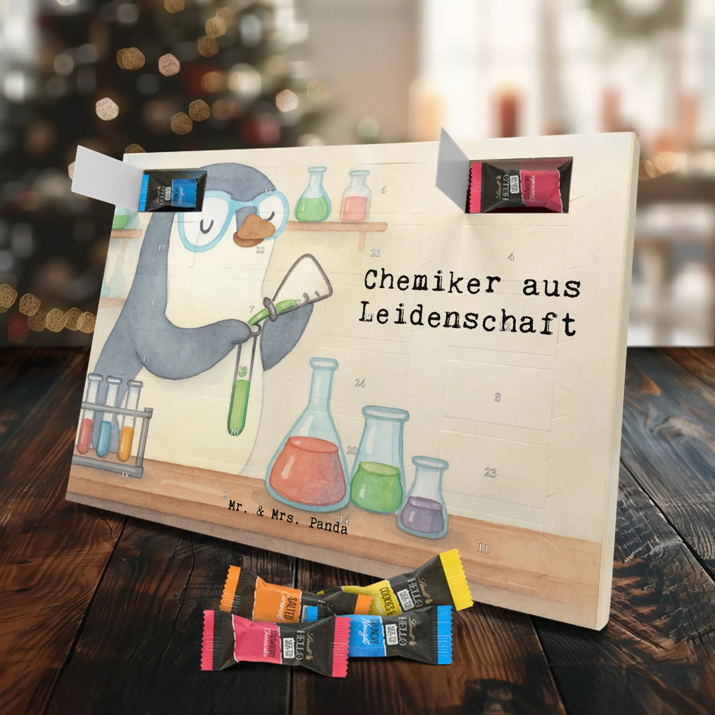 Chocolate advent calendar chemist Passion Design gift, promotion, anniversary, retirement, sayings, job start, gift idea, best, farewell gift, profession, passing exam