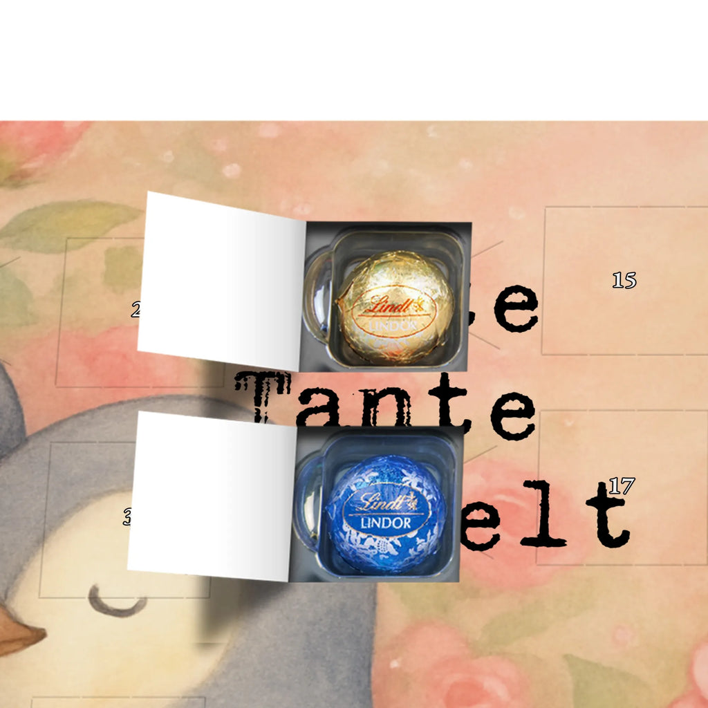 Chocolate advent calendar penguin best aunt in the world Design thank you, birthday, gift idea, birthday present, gift tip, make you happy, giving, for, gift, godmother, Aunt, nephew, godfather aunt, little thing, favorite aunt, niece, baptism, christening partner