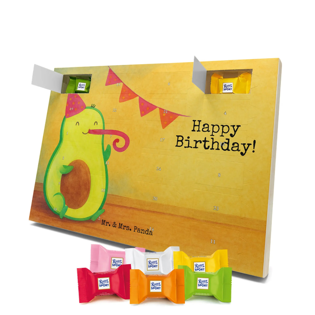 Chocolate advent calendar avocado Birthday Design vegetables