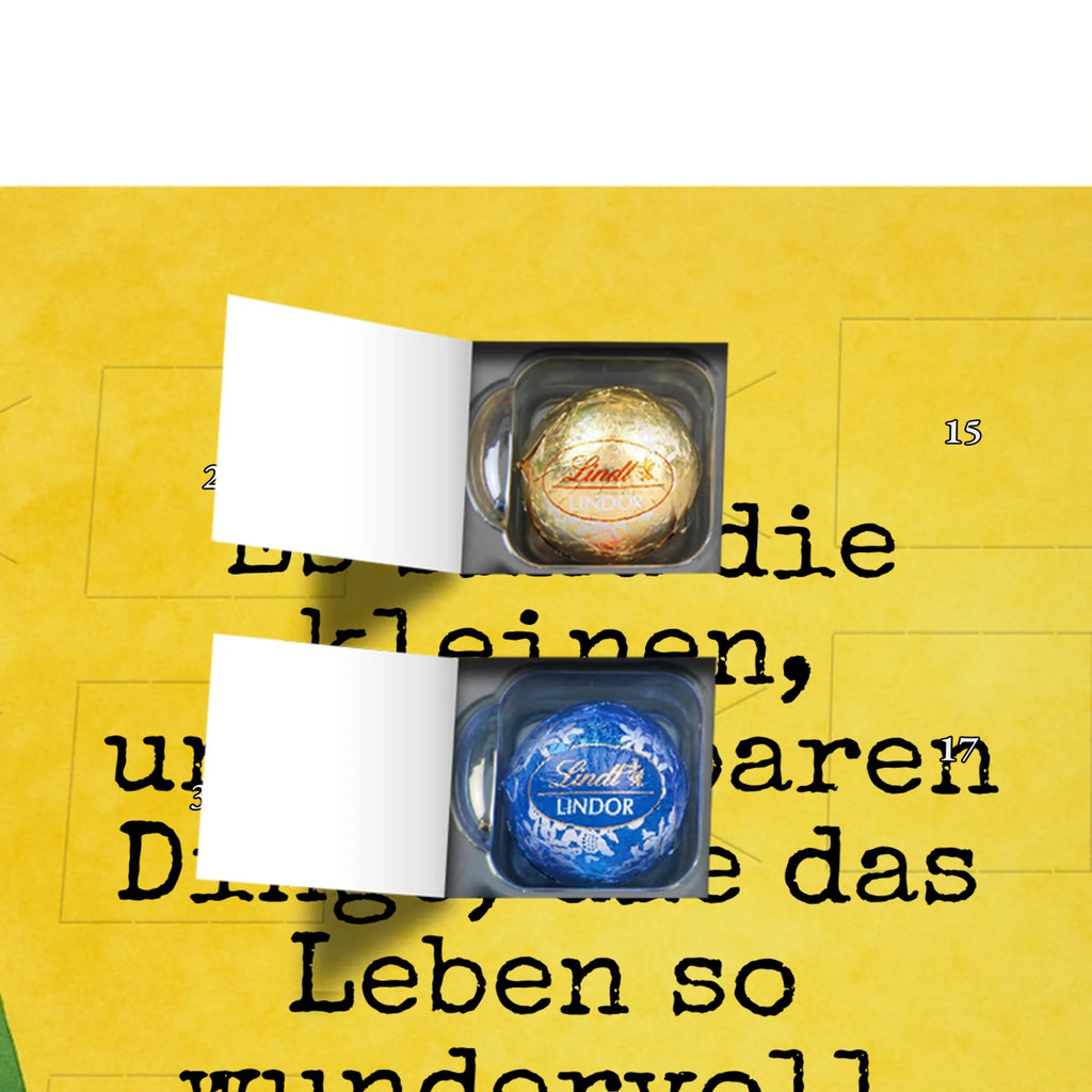 Chocolate advent calendar avocado core Design vegetables, saying life, avocado seed, seed, plant