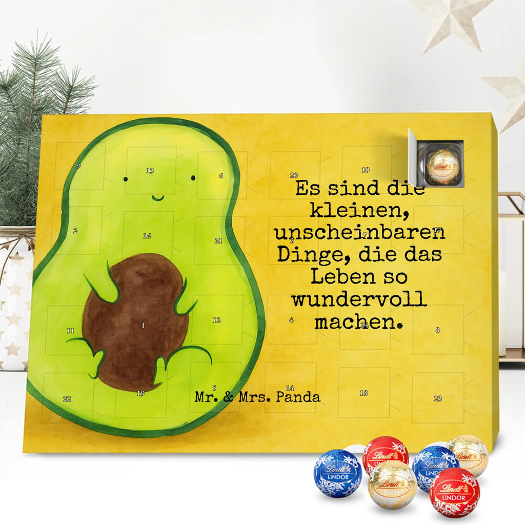 Chocolate advent calendar avocado core Design vegetables, saying life, avocado seed, seed, plant