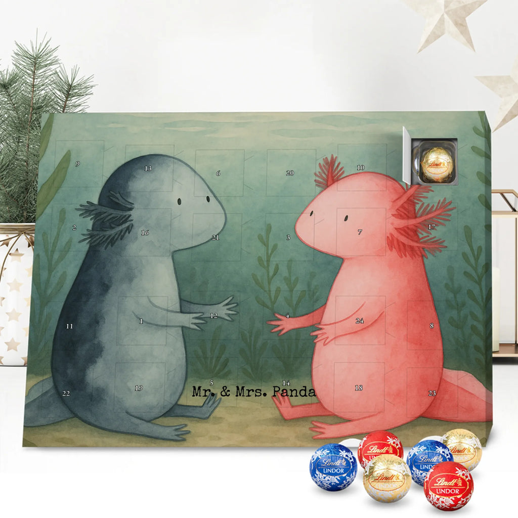 Chocolate advent calendar axolotl Love Design Axelotl, marine animals, Mexican walking fish, salamander, friend, great love, tail, anniversary, proof of love, fiancé, valentine's day, amphibian, husband