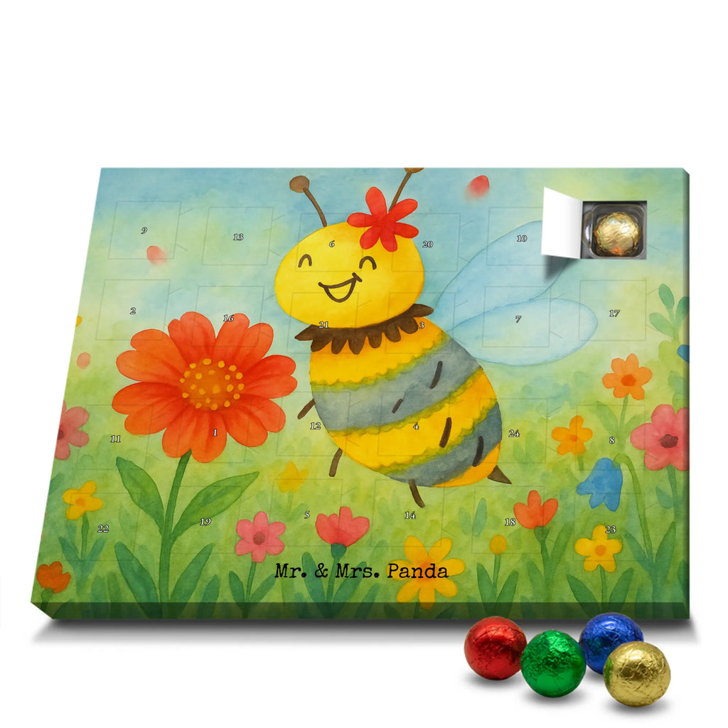 Chocolate advent calendar bee flower Design wasp, bumblebee