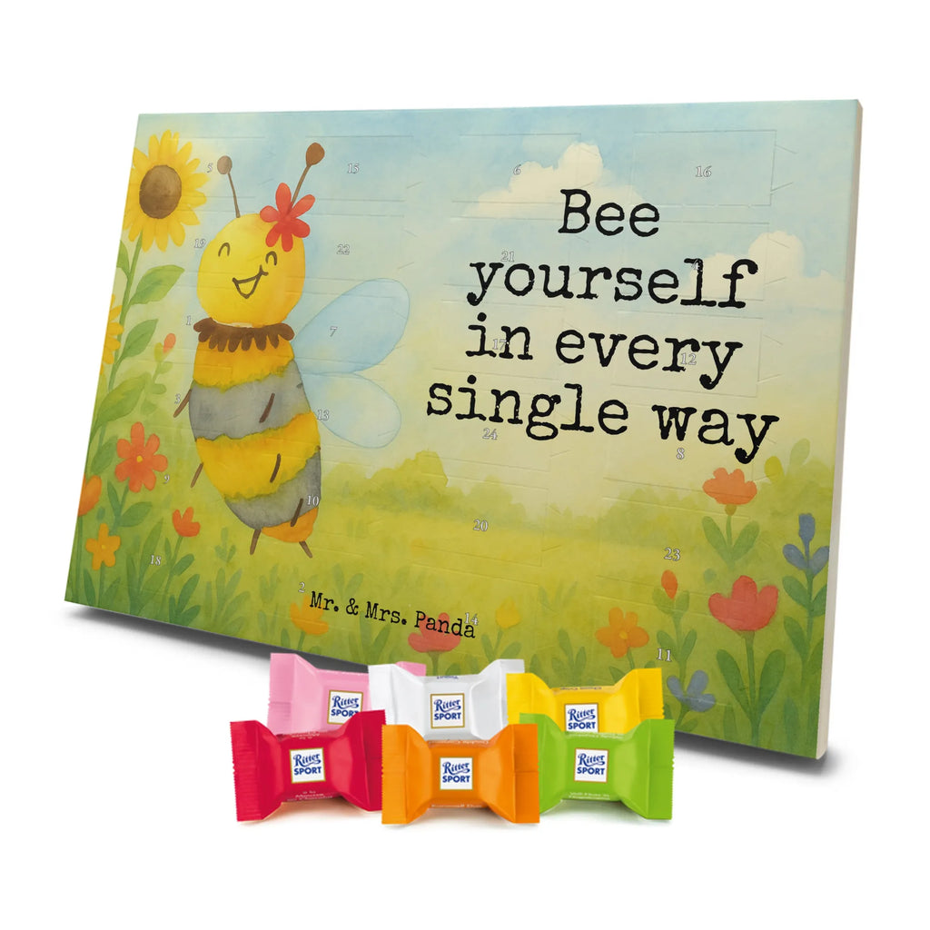 Chocolate advent calendar bee flower Design wasp, bumblebee