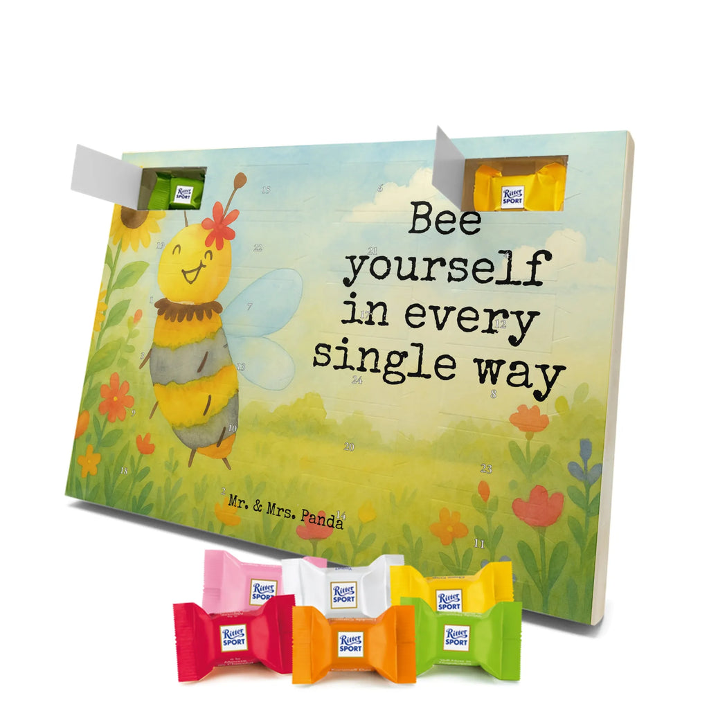 Chocolate advent calendar bee flower Design wasp, bumblebee