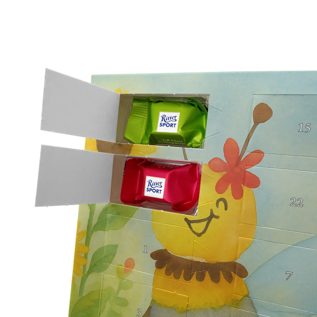 Chocolate advent calendar bee flower Design wasp, bumblebee