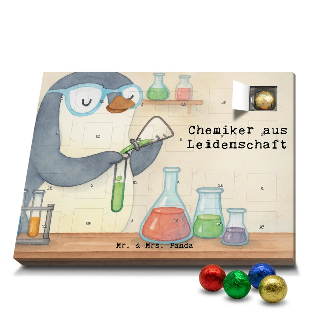 Chocolate advent calendar chemist Passion Design gift, promotion, anniversary, retirement, sayings, job start, gift idea, best, farewell gift, profession, passing exam