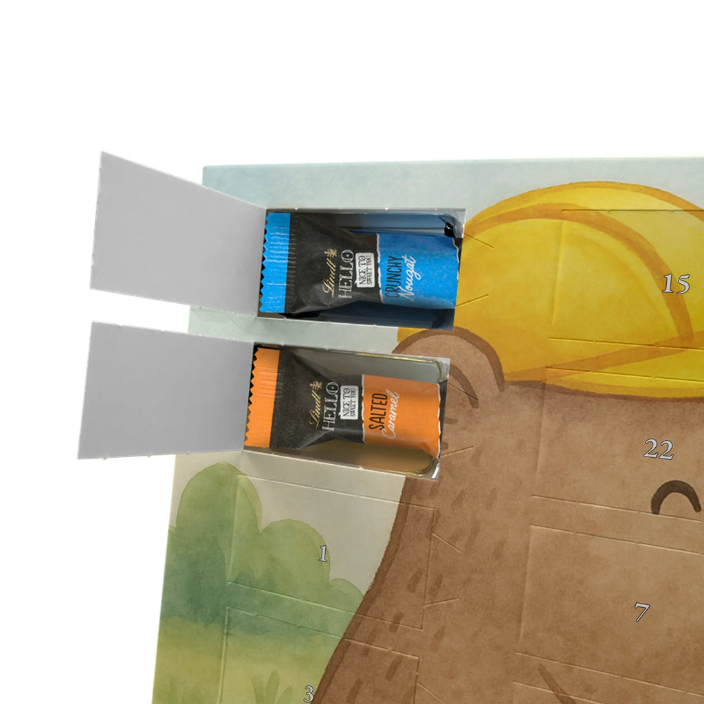 Chocolate advent calendar bricklayer Passion Design gift, promotion, anniversary, retirement, sayings, job start, gift idea, best, farewell gift, profession, passing exam