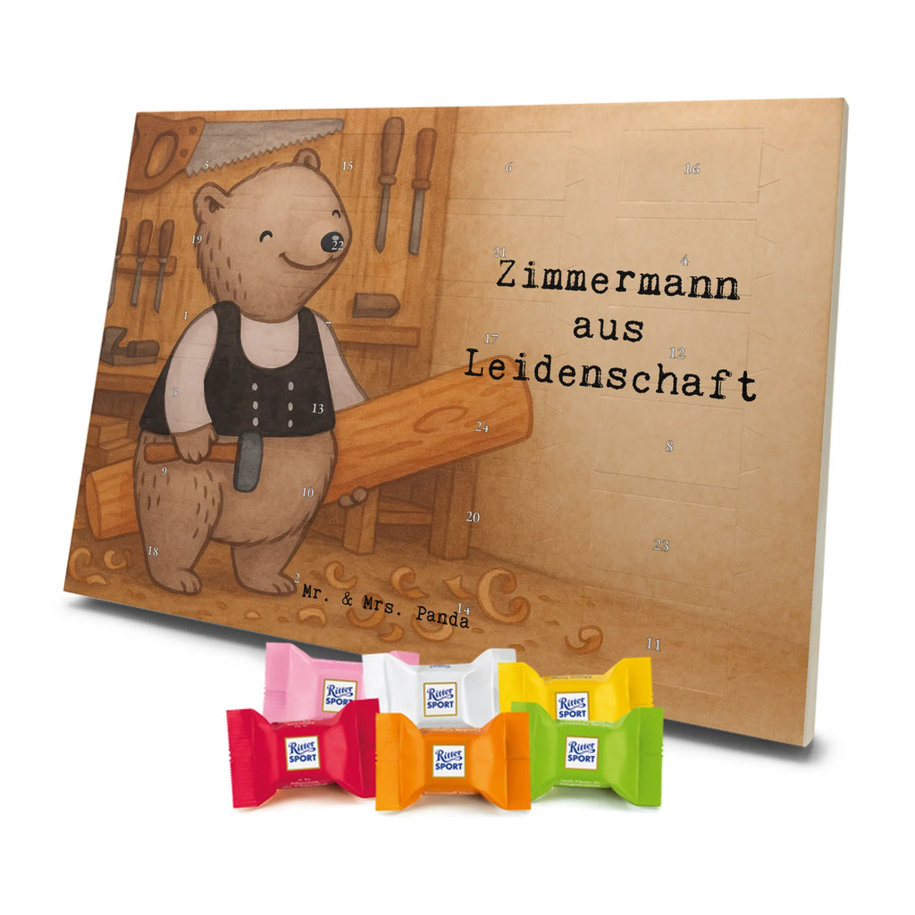 Chocolate advent calendar Carpenter Passion Design gift, promotion, anniversary, retirement, sayings, job start, gift idea, best, farewell gift, profession, passing exam