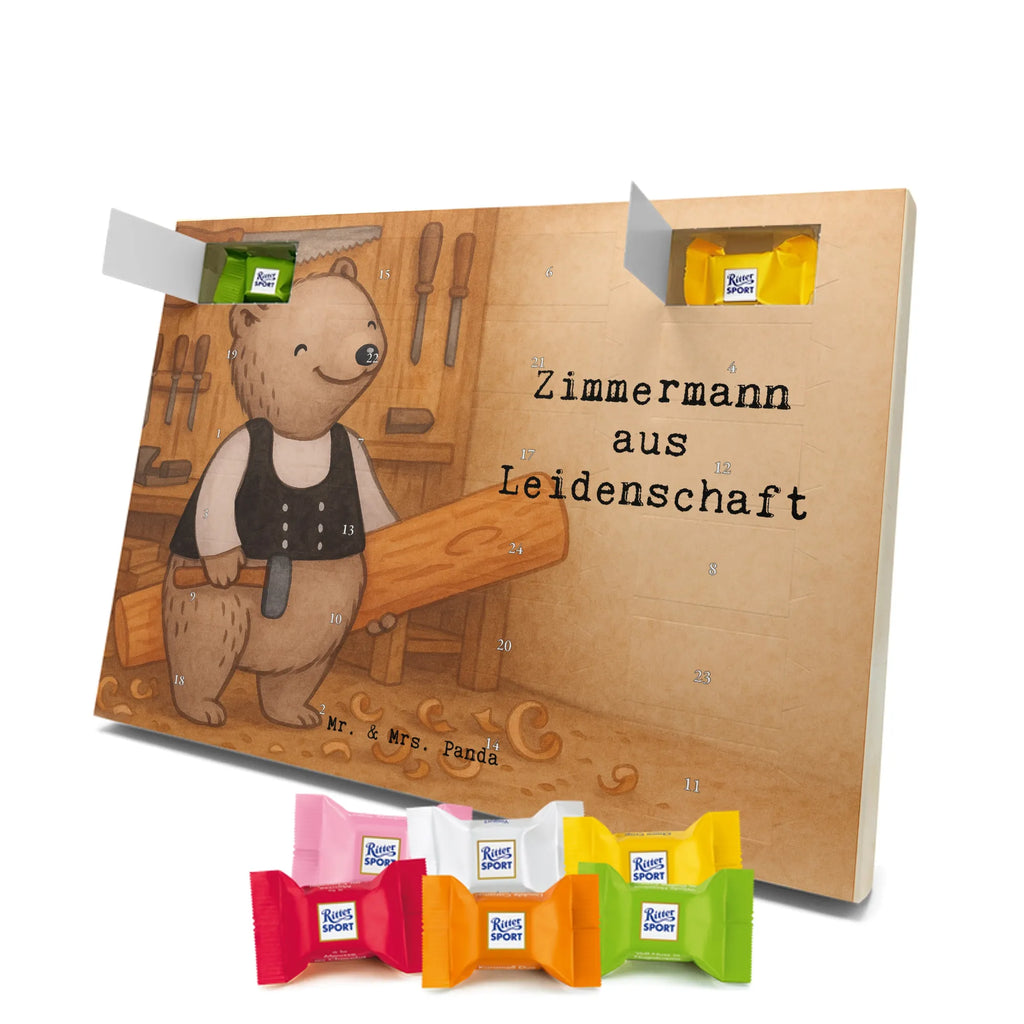 Chocolate advent calendar Carpenter Passion Design gift, promotion, anniversary, retirement, sayings, job start, gift idea, best, farewell gift, profession, passing exam