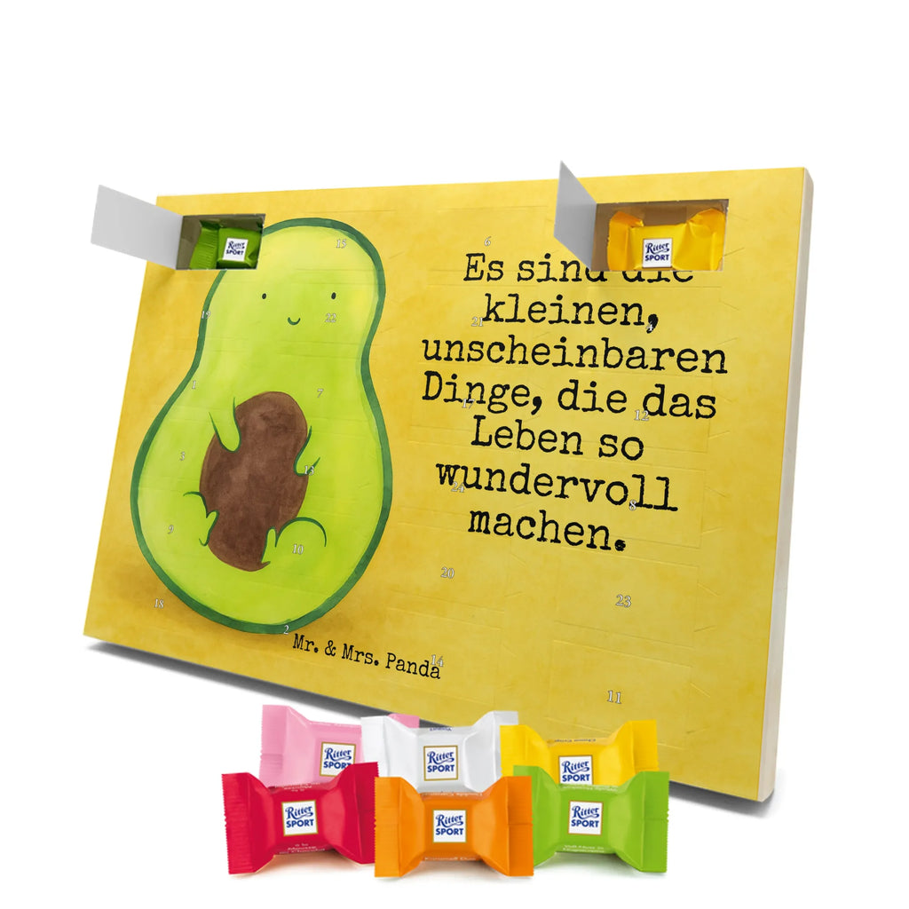 Chocolate advent calendar avocado core Design vegetables, saying life, avocado seed, seed, plant