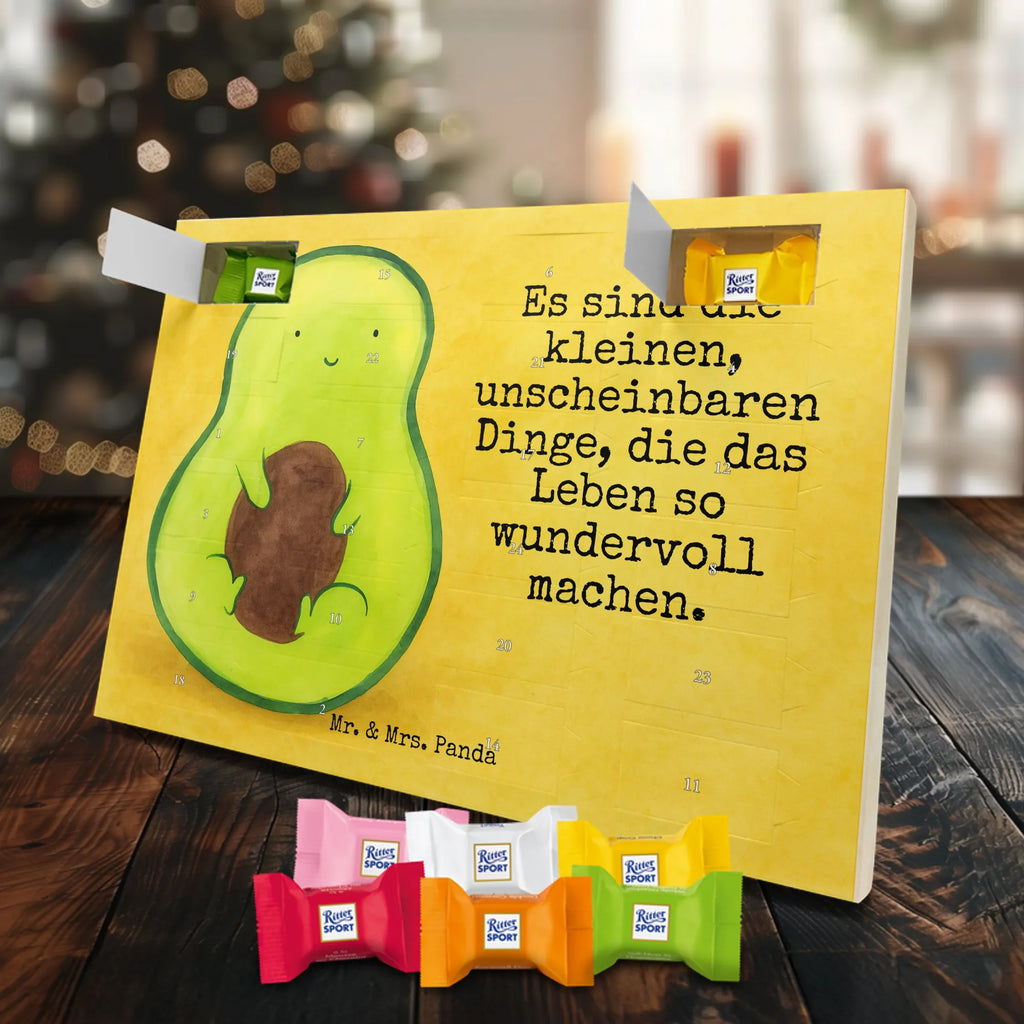 Chocolate advent calendar avocado core Design vegetables, saying life, avocado seed, seed, plant