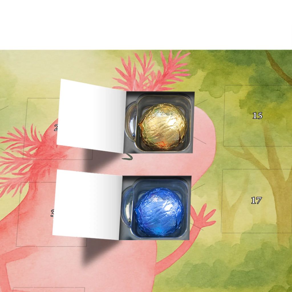 Chocolate advent calendar axolotl Dance Design Axelotl, marine animals, Mexican walking fish, salamander, girlfriend, stars, amphibians, tailfish, roof damage, best friend