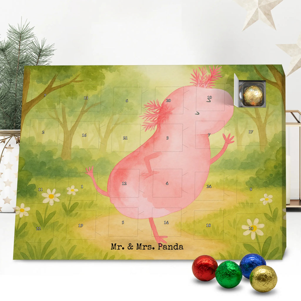 Chocolate advent calendar axolotl Dance Design Axelotl, marine animals, Mexican walking fish, salamander, girlfriend, stars, amphibians, tailfish, roof damage, best friend