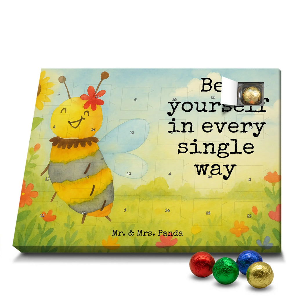 Chocolate advent calendar bee flower Design wasp, bumblebee