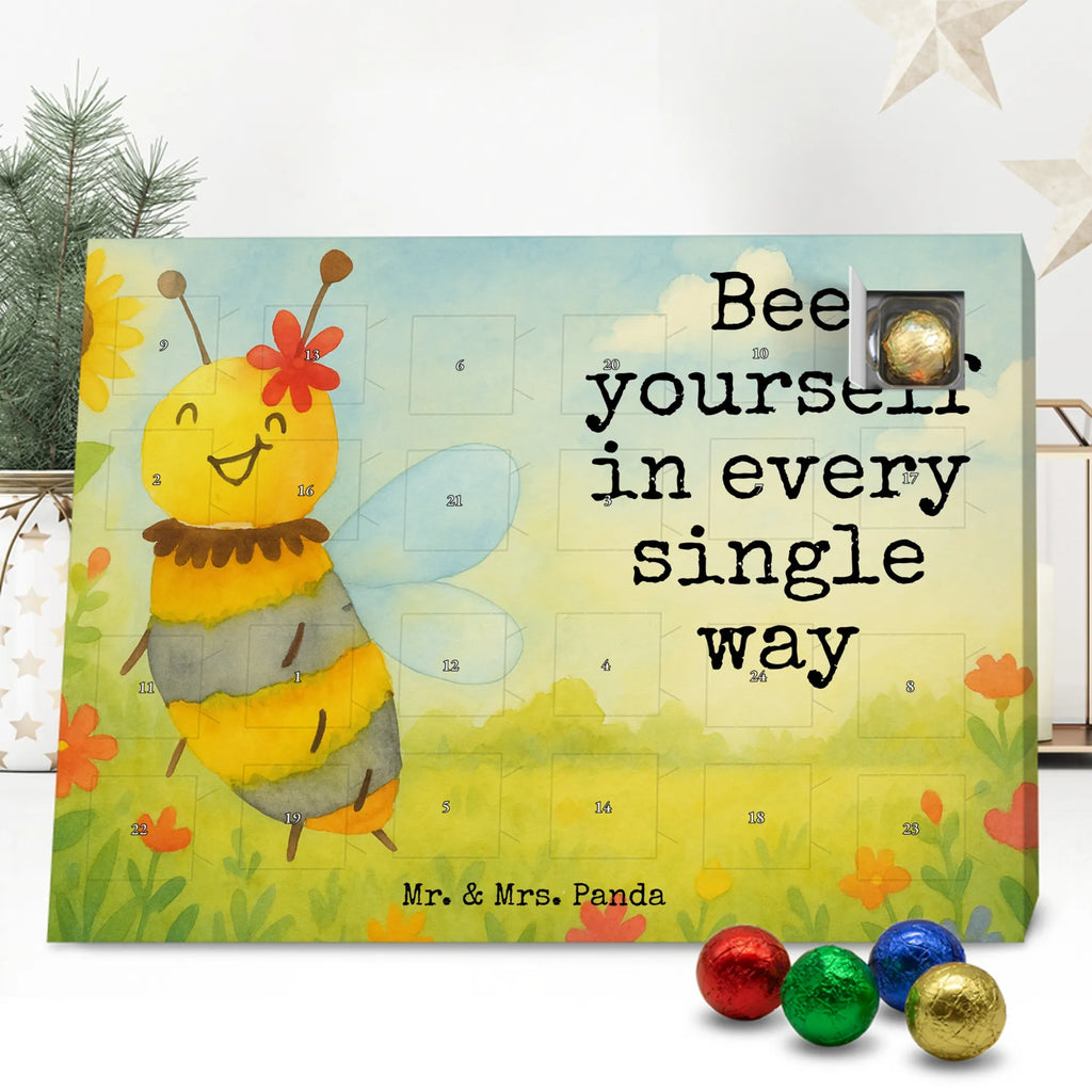 Chocolate advent calendar bee flower Design wasp, bumblebee