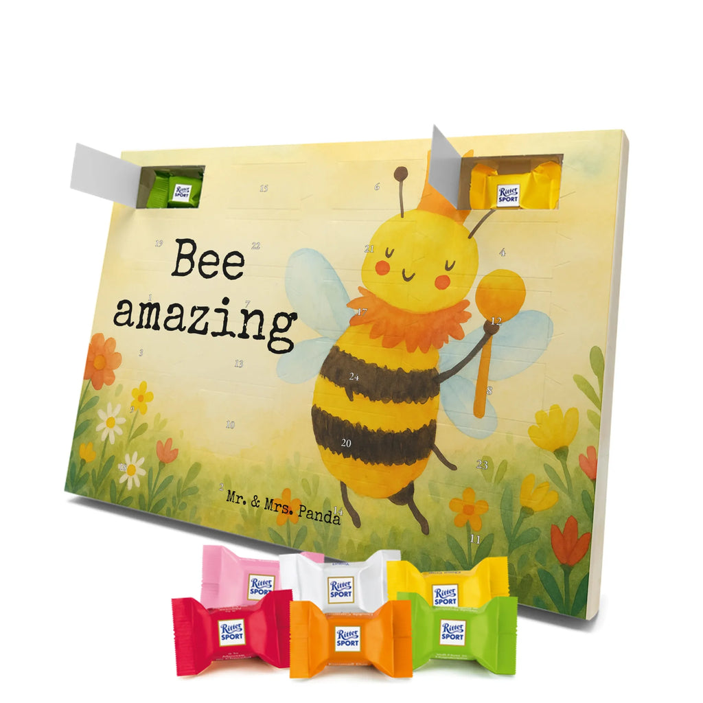 Chocolate advent calendar bee king Design wasp, bumblebee