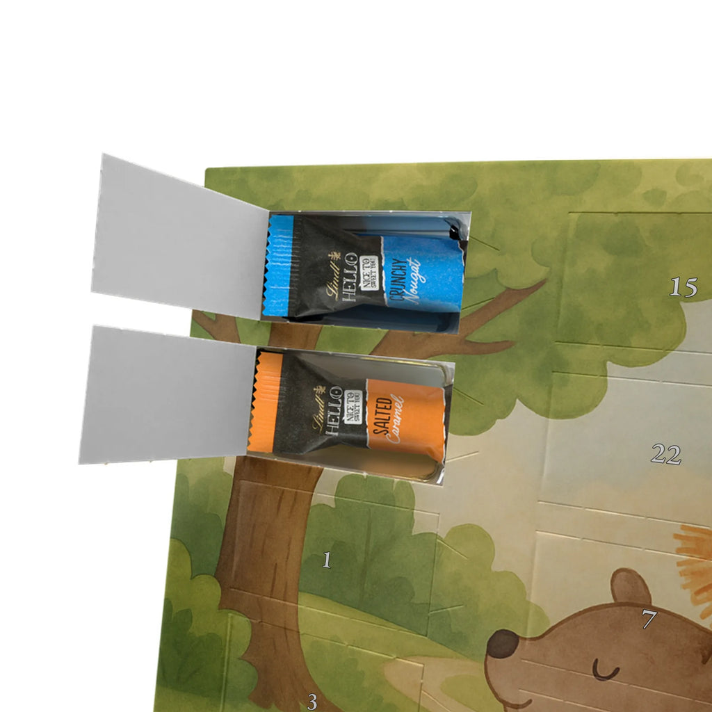 Chocolate advent calendar bear child Design Father's Day, Mother's Day, Gift