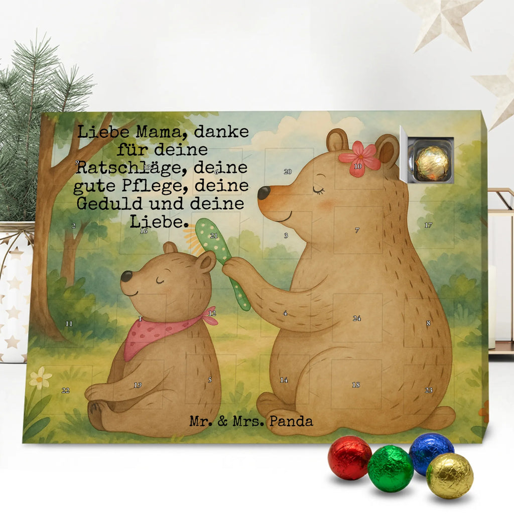 Chocolate advent calendar bear child Design Father's Day, Mother's Day, Gift