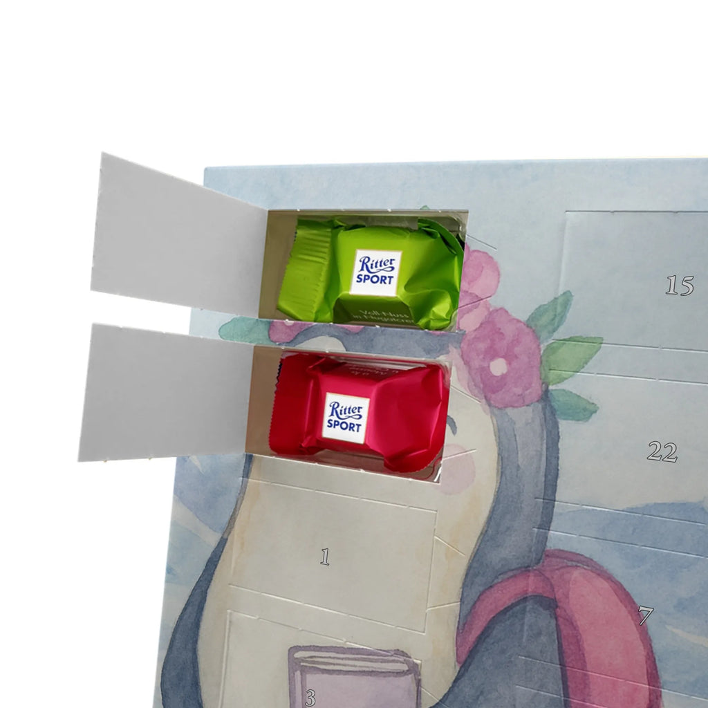 Chocolate advent calendar penguin best daughter in the world Design thank you, birthday, gift idea, birthday present, gift tip, make you happy, giving, for, gift, birth, mother, daughters, children, little daughter, little one, child, father, reward, daughter