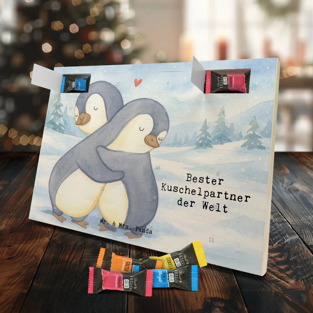 Chocolate advent calendar penguin Best cuddle partner in the world Design thank you, birthday, gift idea, birthday present, gift tip, make you happy, giving, for, gift, Bed, Wife, Husband, Cuddle, Girlfriend, In Love, Netflix, Boyfriend, Spouse, Life Partner, Wedding Anniversary, Cuddle Partner