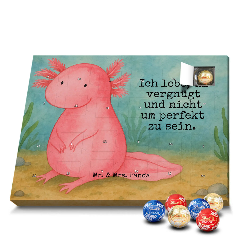 Chocolate advent calendar axolotl zero Design Axelotl, marine animals, Mexican walking fish, salamander, wisdom, worldly wisdom, contented, cheerful, lifestyle, girlfriend