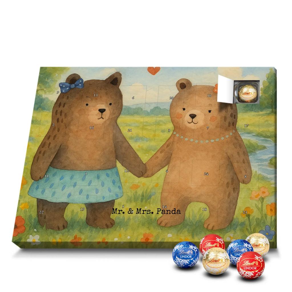 Chocolate advent calendar bear Girlfriend Design teddy bear, cuddly toy, bear girlfriend best friend love proof of love loves buddy buddy