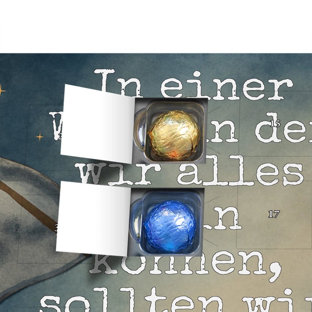 Chocolate advent calendar bat wing Design card, gift ideas, gifts, small animals, cute, cute animal motives, hand drawn, funny sayings, good mood, special gifts, animal lover