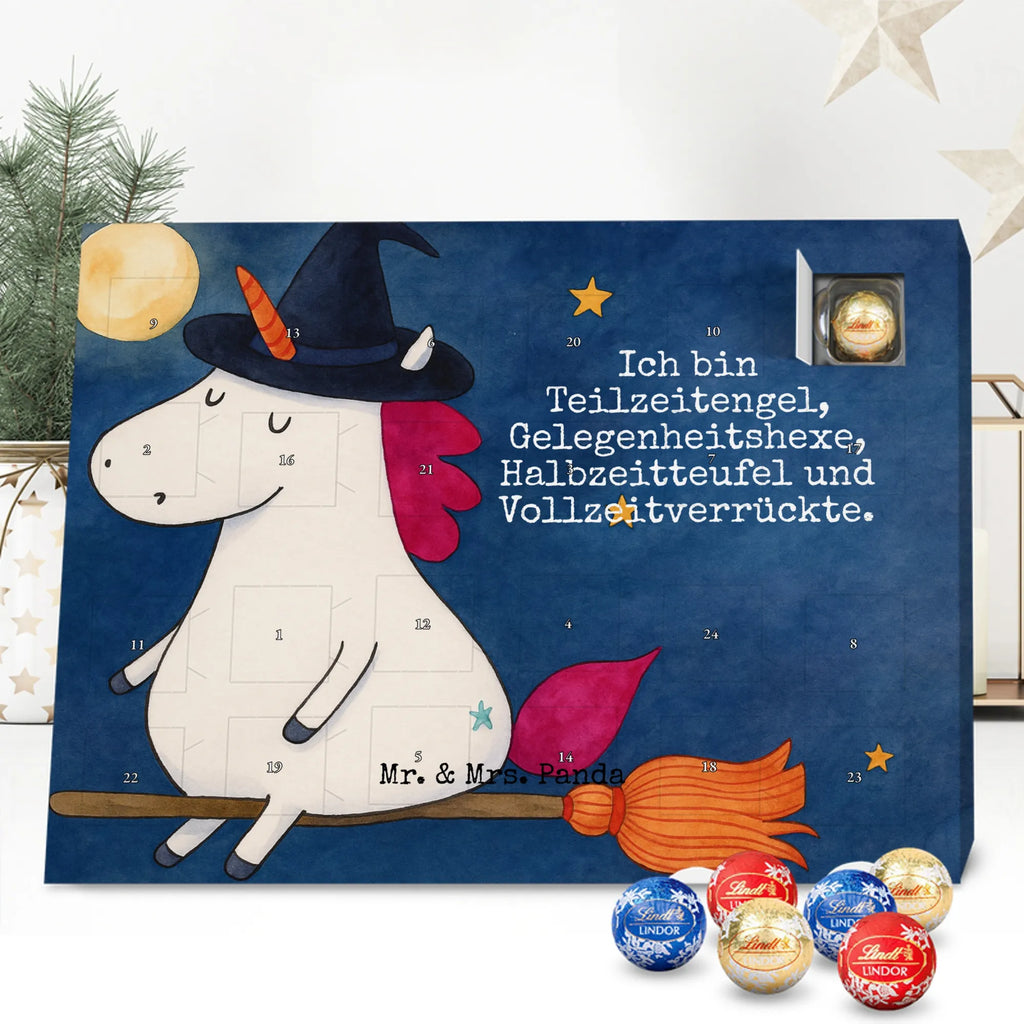Chocolate advent calendar unicorn Witch Design wife gift, witch, mad, bitch, bad girl, girlfriend present, devil