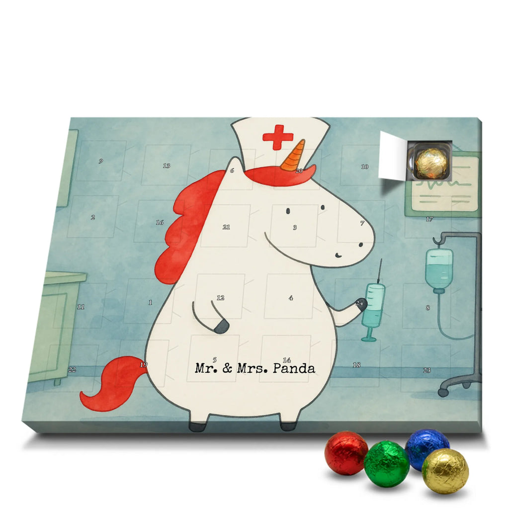 Chocolate advent calendar unicorn Nurse Design doctor gift, nurse thank you, hospital, nurse gift