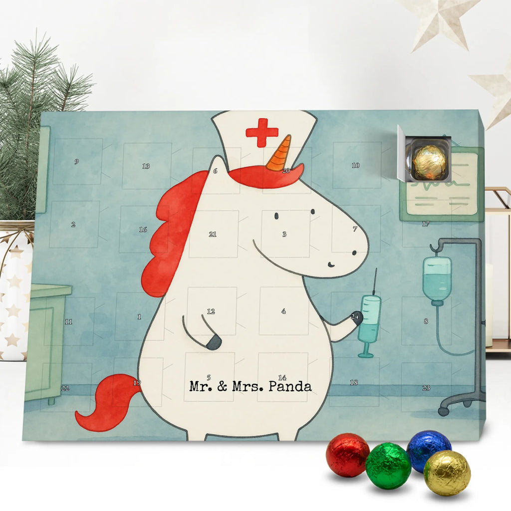 Chocolate advent calendar unicorn Nurse Design doctor gift, nurse thank you, hospital, nurse gift