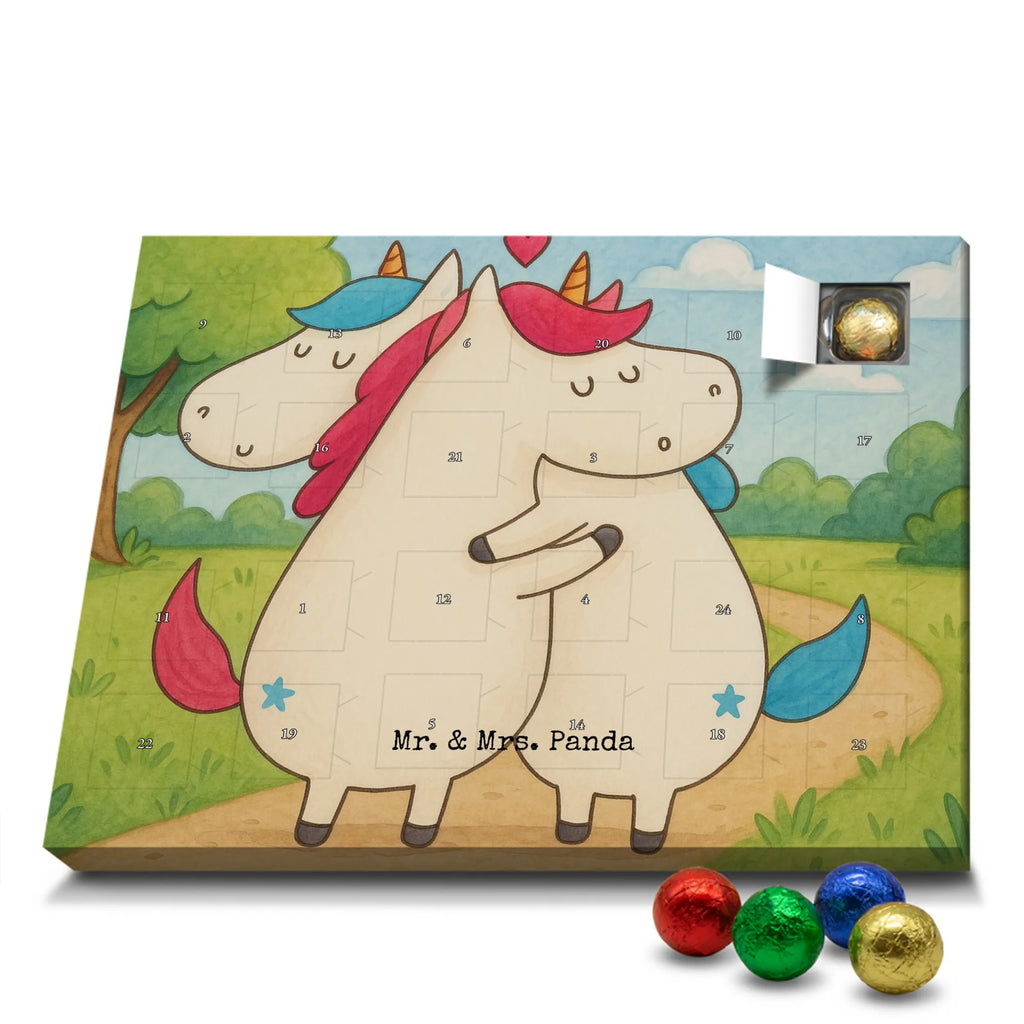 Chocolate advent calendar unicorn communication Design present, marriage, gift, witty, saying, valentine's day, Thank you