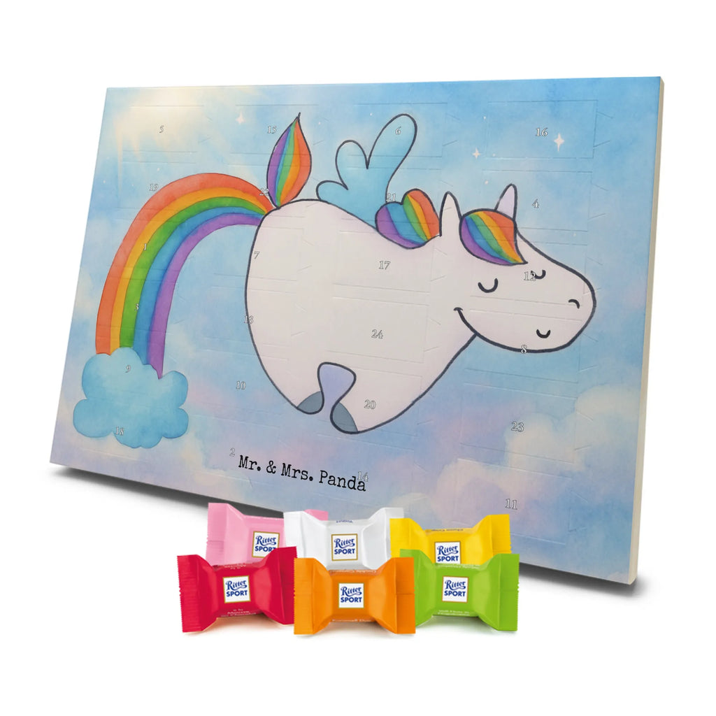 Chocolate advent calendar unicorn Pegasus Design saying fun, growing up, pegasus, playing, unicorn love, reality, rainbow