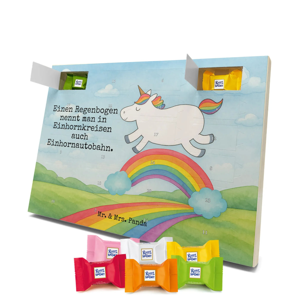 Chocolate advent calendar unicorn rainbow Design unicorn highway, rainbow, unicornpower, unicorn car, expressway, unicorn love, gift, birthday present